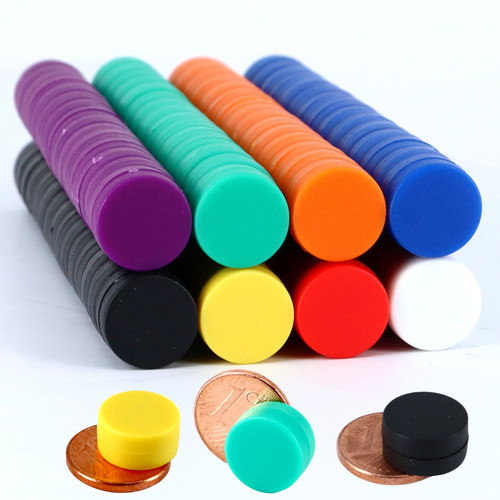 Neodym magnet gummiert - neodym,