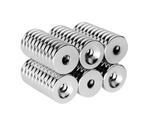 10x neodym magnete mit loch - 10x,