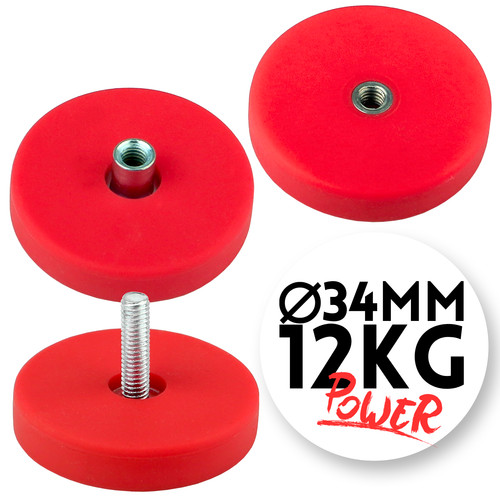 Neodym magnete gummiert 34mm - neodym,