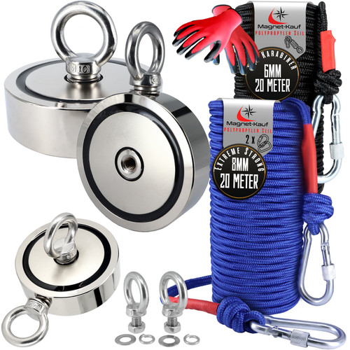 Bergemagnet set mit seil - mit,